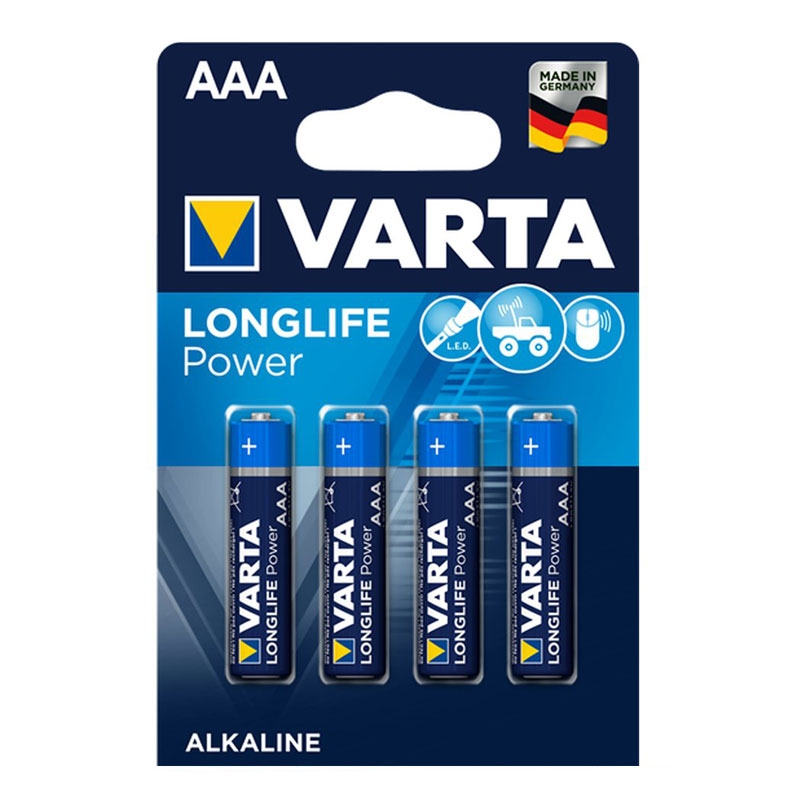 Varta 4 x AAA αλκαλικές μπαταρίες - Longlife LR03