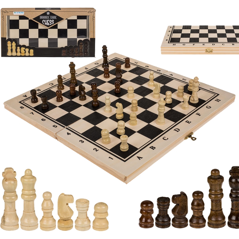 Ξύλινο σκάκι 34 εκ.