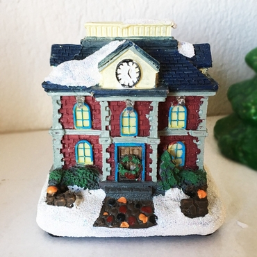 Χριστουγεννιάτικο σπιτάκι με φωτάκια