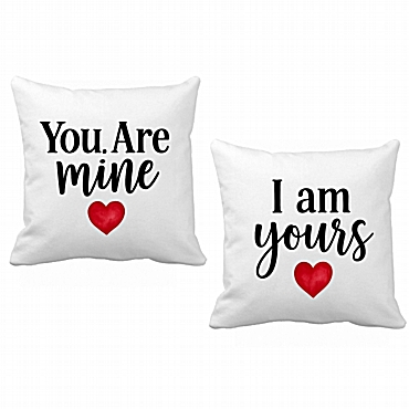 Σετ 2 μαξιλάρια - Δικός σου Δική σου 20 εκ