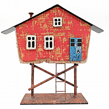 Ξύλινο σπίτι με σκάλα - 13 εκ