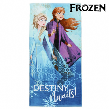 Πετσέτα θαλάσσης Frozen Έλσα και Άννα Μπλε