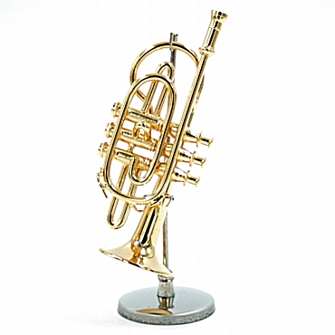 Διακοσμητικό κόρνο μινιατούρα με θήκη - 8,5 εκ.