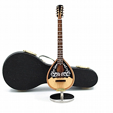 Διακοσμητικό μπουζούκι μινιατούρα με θήκη - 16 εκ.