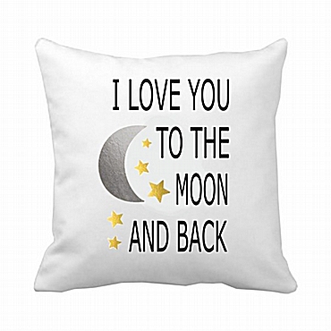 Μαξιλάρι Love you to the moon and back 20 εκ.