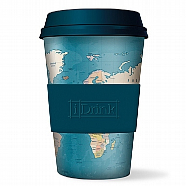 Κούπα μπαμπού Βlue map 435 ml