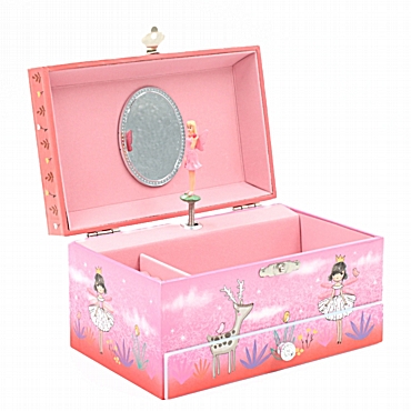 Μουσικό κουτί μπιζουτιέρα - νεράιδα 18 εκ.