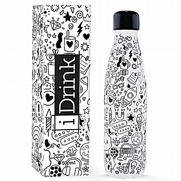 Ανοξείδωτο παγούρι θερμός i DRINK Doodles 500ml