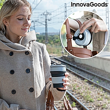 Πτυσσόμενη κούπα με ρυθμιζόμενο ύψος