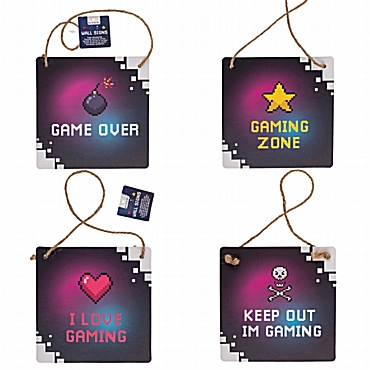 Gaming κρεμαστή πινακίδα - 14 εκ.