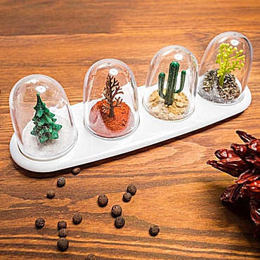 Σετ δοχεία μπαχαρικών Τέσσερις εποχές - 4 τεμ.