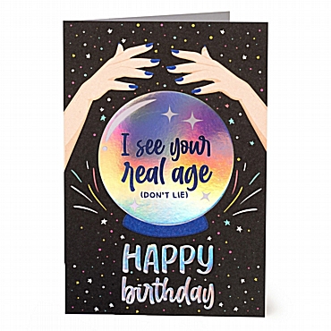 Ευχετήρια κάρτα με φάκελο Legami - Crystal Ball | 17x11.5 εκ.