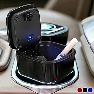 Σταχτοδοχείο ποτηροθήκης αυτοκινήτου led