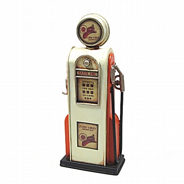 Μπεζ διακοσμητική βενζιναντλία - 18 εκ.