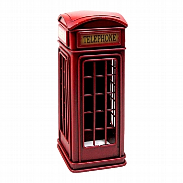 Κόκκινος διακοσμητικός τηλεφωνικός θάλαμος - 15,5 εκ.
