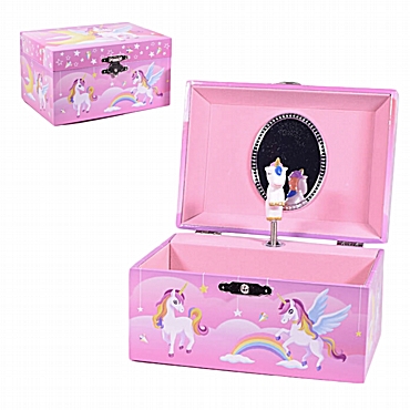 Μουσικό κουτί μπιζουτιέρα - Χαρούμενος μονόκερος