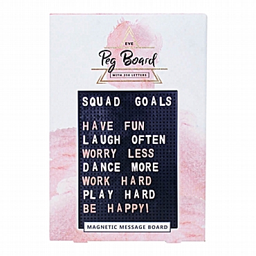 Διάτρητος μαγνητικός πίνακας μηνυμάτων με γράμματα και αριθμούς - 21 εκ.