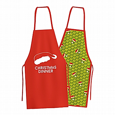 Χριστουγεννιάτικη αδιάβροχη ποδιά - 2 σε 1