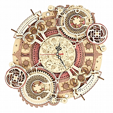 Ξύλινο αστρολογικό ρολόι DIY κατασκευή - Robotime