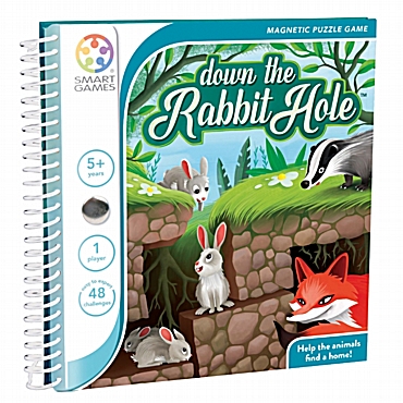 Επιτραπέζιο μαγνητικό παιχνίδι Smartgames - Down the rabbit hole