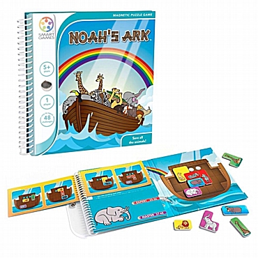 Επιτραπέζιο μαγνητικό παιχνίδι Smartgames - Noah's ark