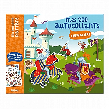 Auzou αυτοκόλλητα ιππότες - 200 τεμ.