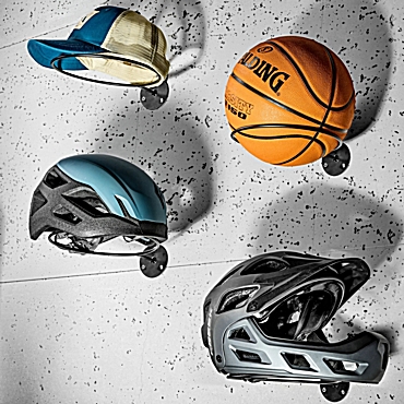 Επιτοίχια βάση στήριξης κράνους μπάλας - 24 εκ.