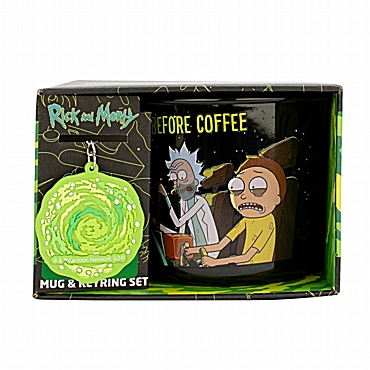 Σετ δώρου κούπα και μπρελόκ - Ricky and Morty