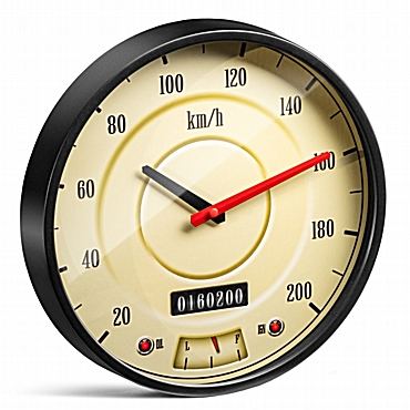 Ρολόι τοίχου Ταχύμετρο - 29,5 εκ.