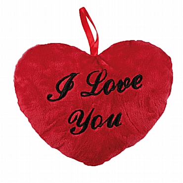 Λούτρινη καρδιά I love you - 26 εκ.