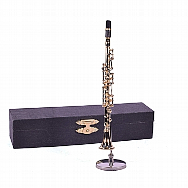 Διακοσμητικό κλαρινέτο μινιατούρα με θήκη - 13 εκ.