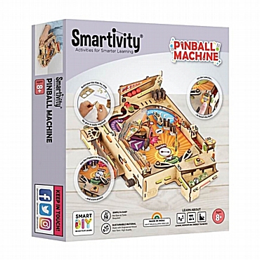 Ξύλινη DIY κατασκευή Φλιπεράκι 31 εκ. - Smartivity