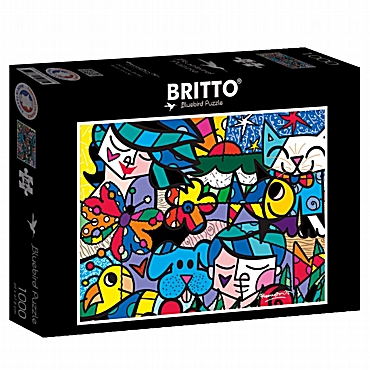 Παζλ Bluebird Romero Britto - Britto Garden - 1000 τεμ.