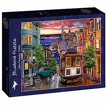 Παζλ Bluebird San Francisco Τρόλεϊ - 1000 τεμ.