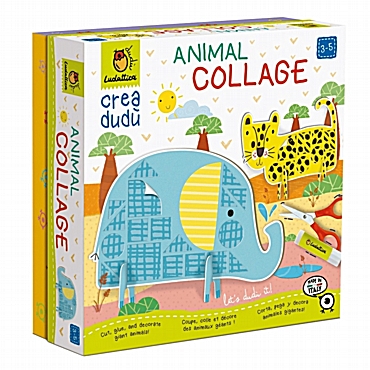 Ludattica Παζλ Crea Dudu Κολάζ με ζώα | 28 τεμ.