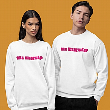 Φούτερ Άι σιχτίρ - unisex λευκό