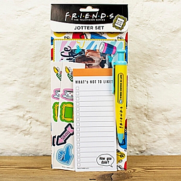 Σετ γραφής με αυτοκόλλητα - Friends