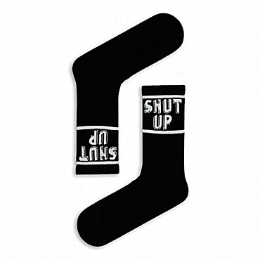 Unisex κάλτσες με σχέδιο - Shut up