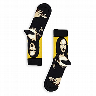 Unisex κάλτσες με σχέδιο - Μόνα Λίζα
