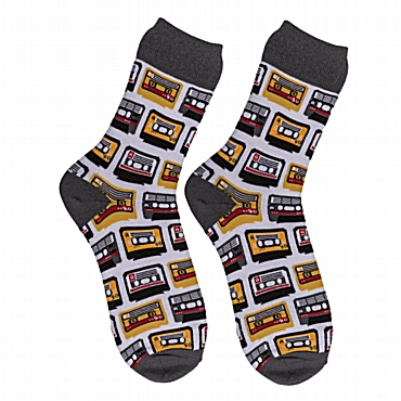 Γυναικείες κάλτσες με σχέδιο - Κασέτα