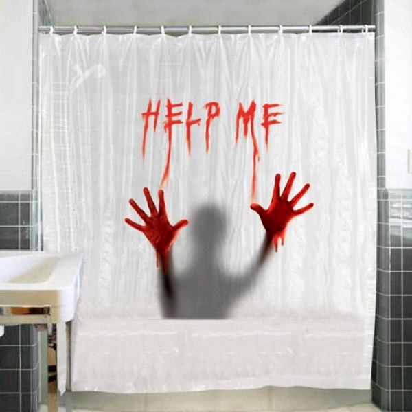 Κουρτίνα μπάνιου - Help me