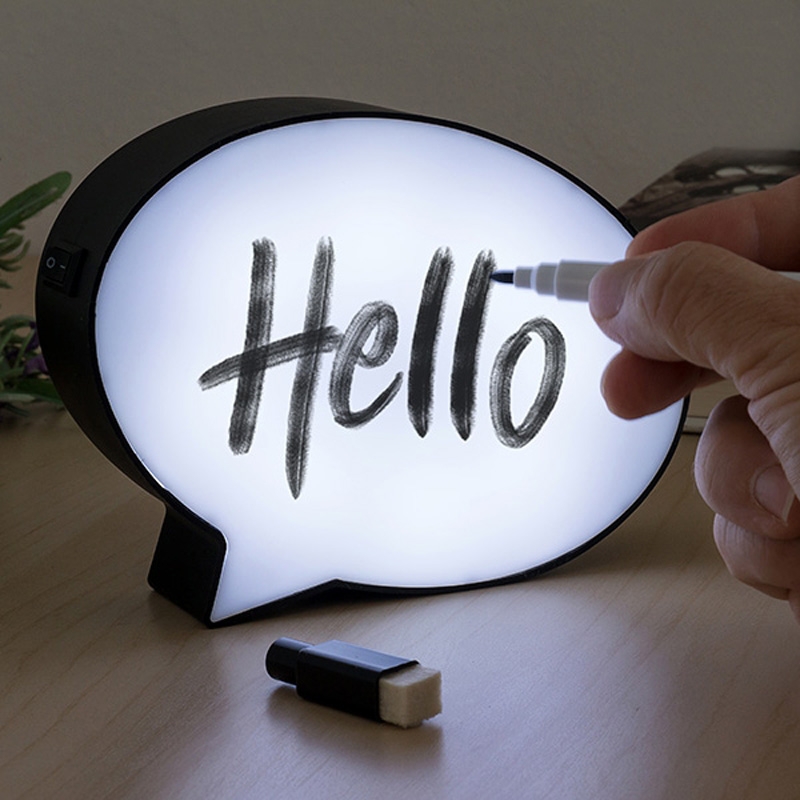 Πίνακας μηνυμάτων με LED φωτισμό - 15 εκ.