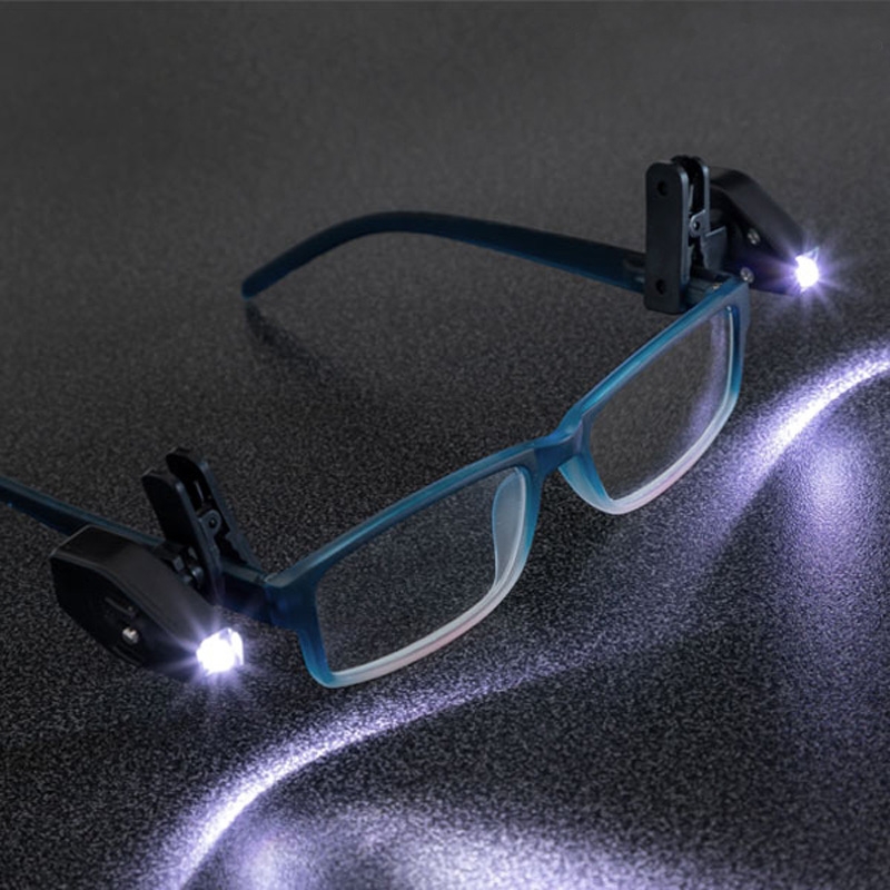 Σετ 2 LED κλιπ για τους βραχίονες γυαλιών