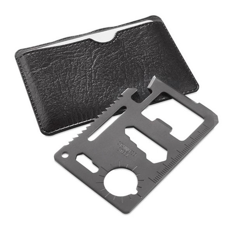 Πολυεργαλείο τσέπης σε μέγεθος κάρτας με 11 εργαλεία