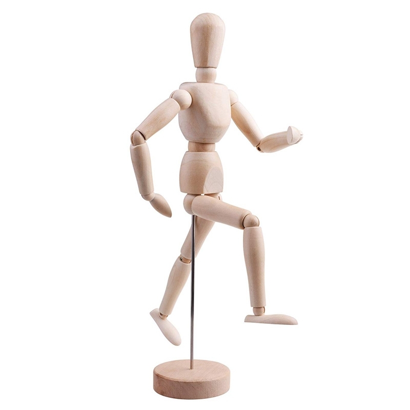 Ξύλινο ανθρωπάκι - Μοντέλο ζωγραφικής 33,5 εκ.