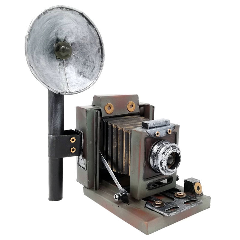 Vintage φωτογραφική μηχανή με φλας