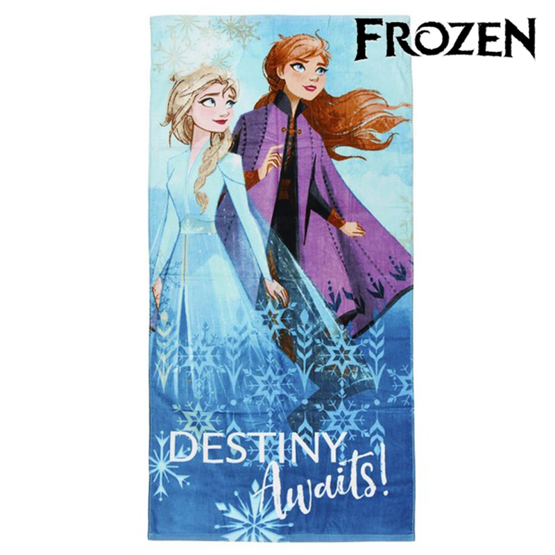 Πετσέτα θαλάσσης Frozen Έλσα και Άννα Μπλε