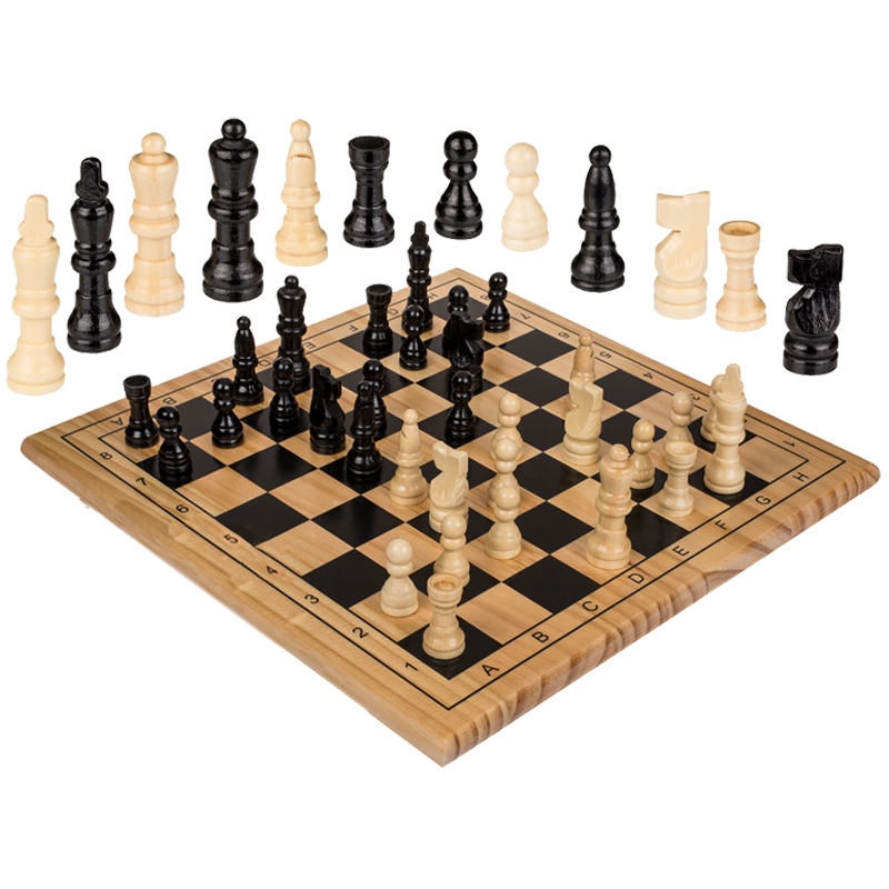 Ξύλινο σκάκι 30 εκ.