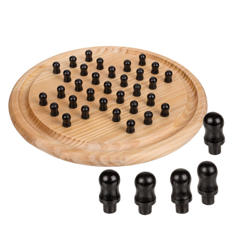 Ξύλινο παιχνίδι Solitaire 30 εκ.