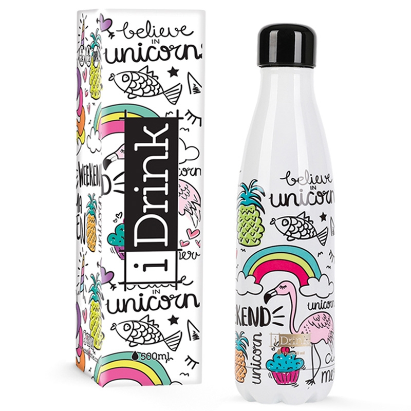 Ανοξείδωτο παγούρι θερμός i DRINK Unicorn 500ml